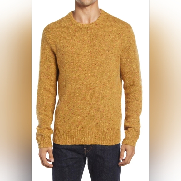 Madewell Other - Madewell Crewneck Sweater Honey Heather Metino Wool Nylon Alpaca New Without Tag
